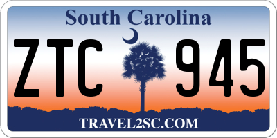 SC license plate ZTC945