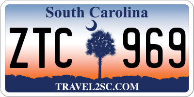 SC license plate ZTC969