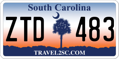 SC license plate ZTD483