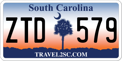 SC license plate ZTD579
