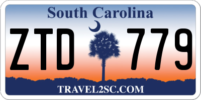 SC license plate ZTD779