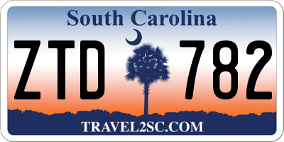 SC license plate ZTD782