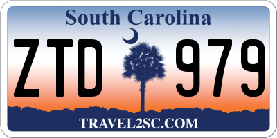 SC license plate ZTD979