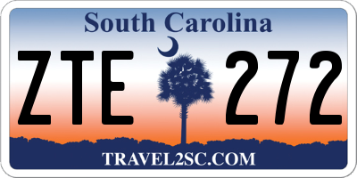 SC license plate ZTE272