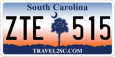 SC license plate ZTE515