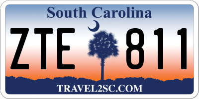 SC license plate ZTE811