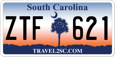 SC license plate ZTF621