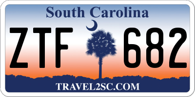 SC license plate ZTF682