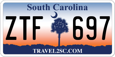 SC license plate ZTF697