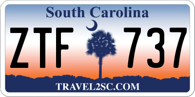 SC license plate ZTF737