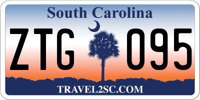 SC license plate ZTG095