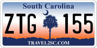 SC license plate ZTG155