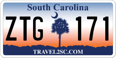 SC license plate ZTG171