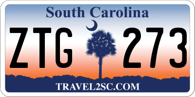SC license plate ZTG273