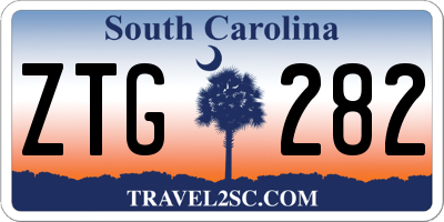 SC license plate ZTG282