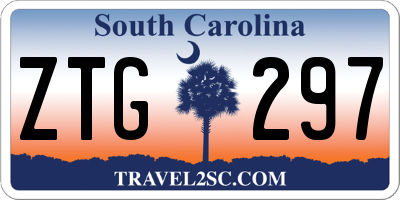 SC license plate ZTG297