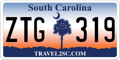 SC license plate ZTG319