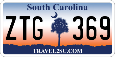 SC license plate ZTG369