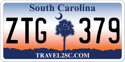 SC license plate ZTG379
