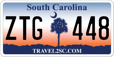 SC license plate ZTG448