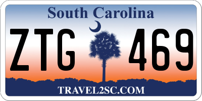 SC license plate ZTG469
