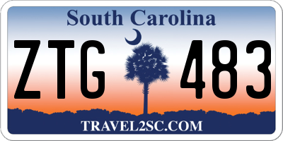 SC license plate ZTG483