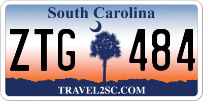 SC license plate ZTG484