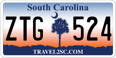 SC license plate ZTG524
