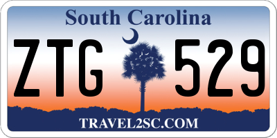 SC license plate ZTG529