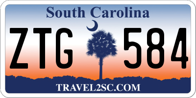 SC license plate ZTG584