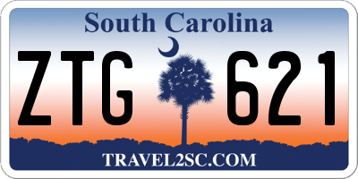 SC license plate ZTG621