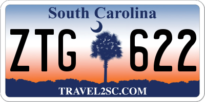 SC license plate ZTG622