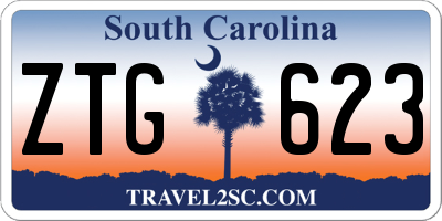 SC license plate ZTG623