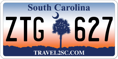 SC license plate ZTG627