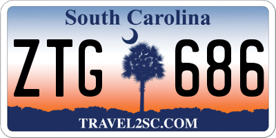 SC license plate ZTG686