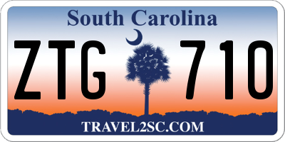 SC license plate ZTG710