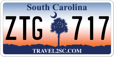 SC license plate ZTG717