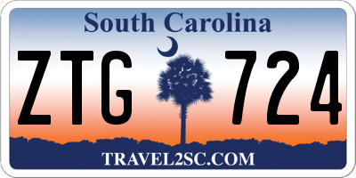 SC license plate ZTG724