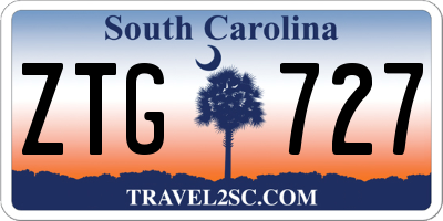 SC license plate ZTG727