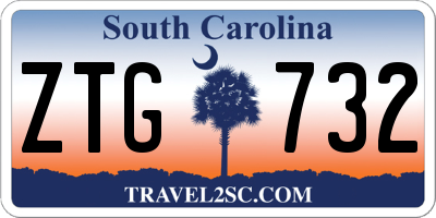 SC license plate ZTG732