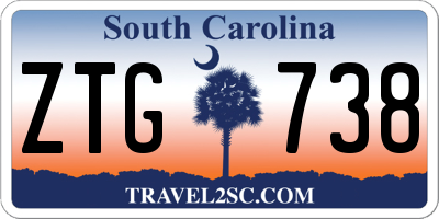 SC license plate ZTG738