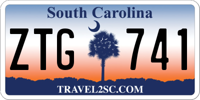 SC license plate ZTG741