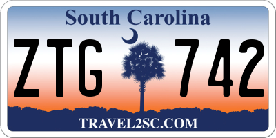 SC license plate ZTG742