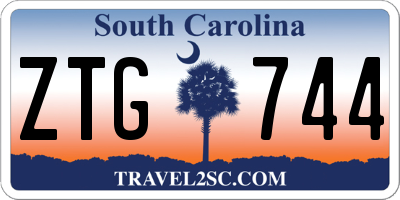 SC license plate ZTG744
