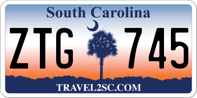 SC license plate ZTG745