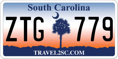 SC license plate ZTG779