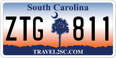 SC license plate ZTG811