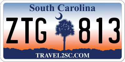 SC license plate ZTG813