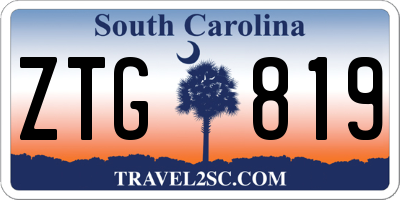 SC license plate ZTG819