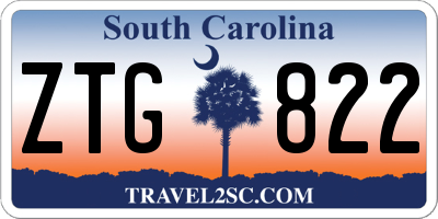 SC license plate ZTG822
